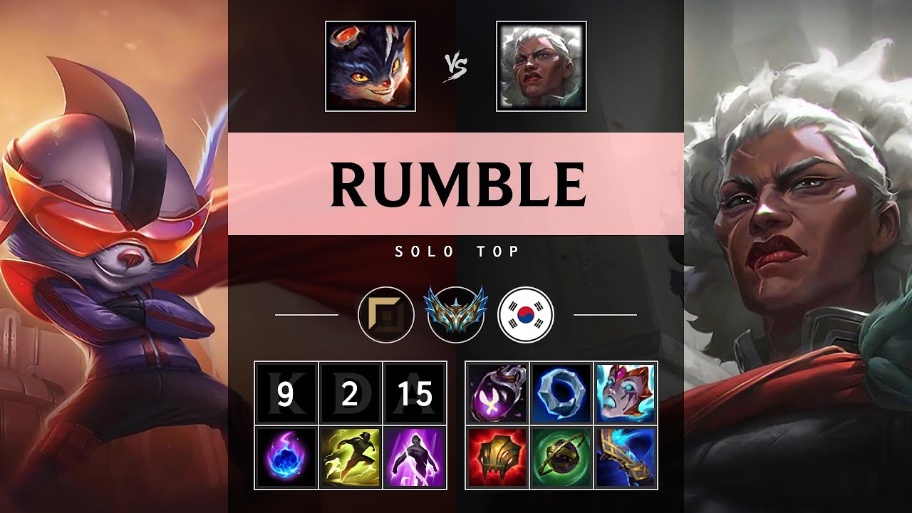 Rumble Top vs Ambessa - KR Challenger Patch 25.14