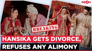 Hansika Motwani Oficially Divorces Husband Sohael Khaturiya In Mumbai Court Actress Waives Alimony