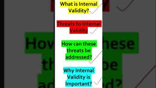 Internal Validity