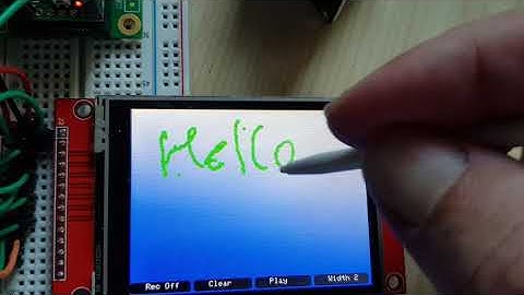 Rec/replay ILI9341 touch/Teensy 4