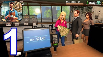 Coffee Shop Simulator 3D Cafe - Gameplay Walkthrough Part 1 (iOS, Android)
