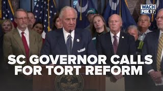 SC Governor Calls for Tort Reform