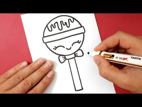 Lolipop Çizimi😋Kolay Çizimler - YouTube