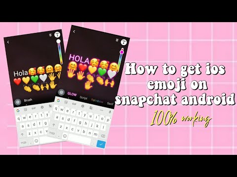 How To Get Ios Emojis On Snapchat Android | 2021 | Hridyak.