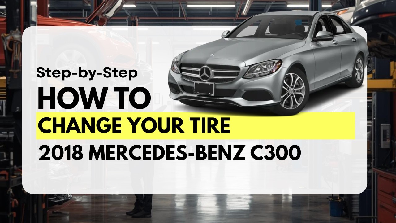 2018 Mercedes C300: Proper Tire Removal and Jacking Technique