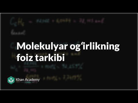 Video: Nima uchun gaz zarralarining molekulyar o'lchamlari?