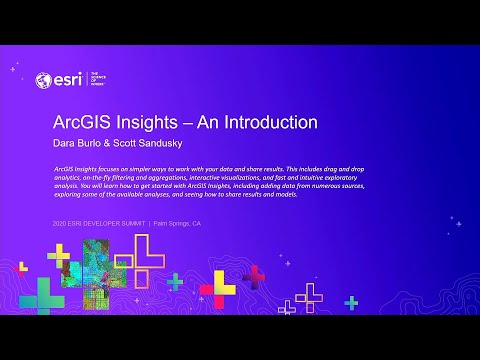 ArcGIS Insights: An Introduction