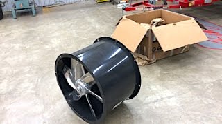 Previewing the Dayton 24" Explosion Proof 24" Exhaust Fan. Also looking at a 5HP Electric Motor to go with it. Plus updates on 