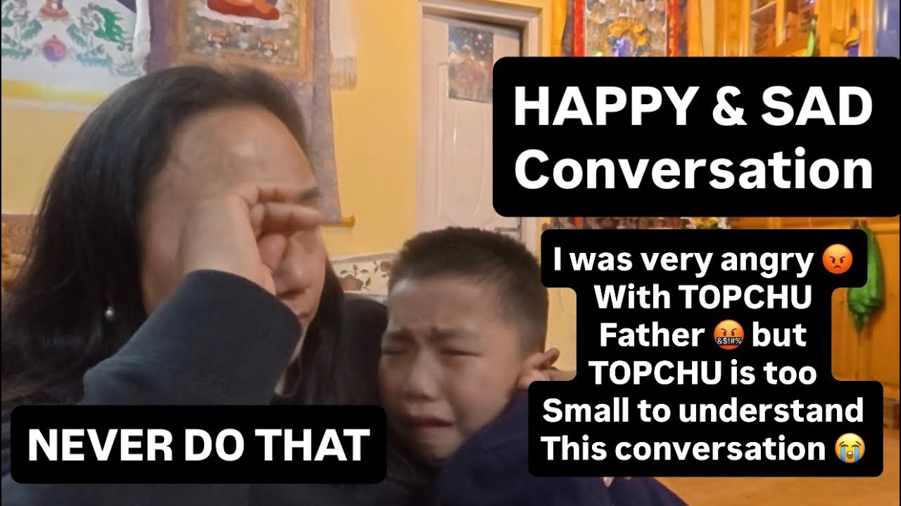 TOPCHU AND AMA CONVERSATION ABOUT HIS HOLIDAYS. #tibetanvlogger #motherson #love #sad 
