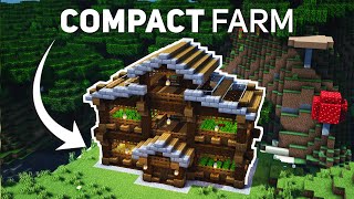 Minecraft: How to build a Compact Farm (Tutorial)