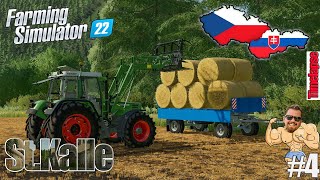 We take bales of straw to the farm | St.Kalle | Farming Simulator 22 | THEKOUBIC | #04