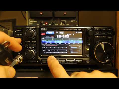 Icom IC-7300 Tips and Tricks - Using Instant and Plotted SWR Meters