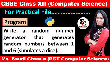 Write a random number generator that generates random numbers between 1 and 6 (simulates a dice).
