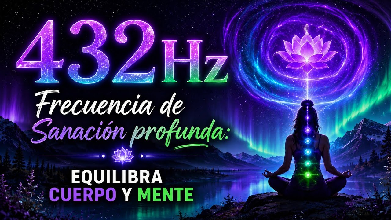 432Hz Frecuencia de Sanación Profunda | Música para equilibrar cuerpo y ...
