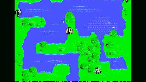 MSX AlienAttack: Gameplay demo "Lake and river stage"