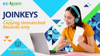 JOINKEYS   Write unmatched records only