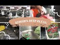 Ultimate kitchen deep cleaning pt1  cleaning motivation  lukewarm tea 