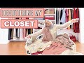Major Closet Declutter + Designing My Closet! (Clean With Me)