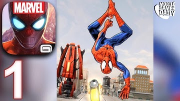 MARVEL SPIDERMAN UNLIMITED - Issue 1 Night of the Goblin - Gameplay Part 1 (iOS Android)