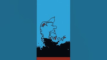 Huge Scale Denmark #denmark #danish #maps #flags #minecraft