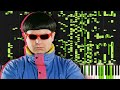 Oliver Tree - Life Goes On, but plays piano after converting to MIDI file