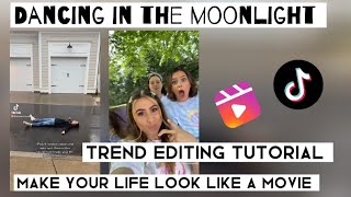Dancing in the moonlight Darcy stokes reel trend tutorial | laurincim original audio reel tutorial