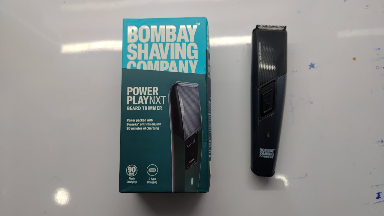 Bombay shaving company powerplay next beard trimmer unboxing type c charging