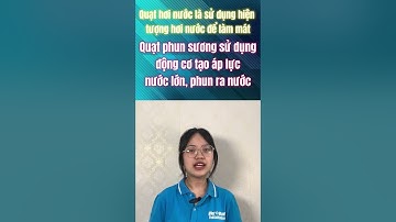 Quạt Điều Hòa Và Quạt Hơi Nước Có Gì Khác Nhau. (phần 2) #shorts