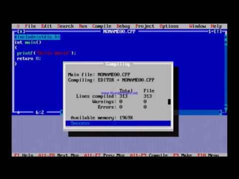 "Hello World" a simple startup programming in c/c++
