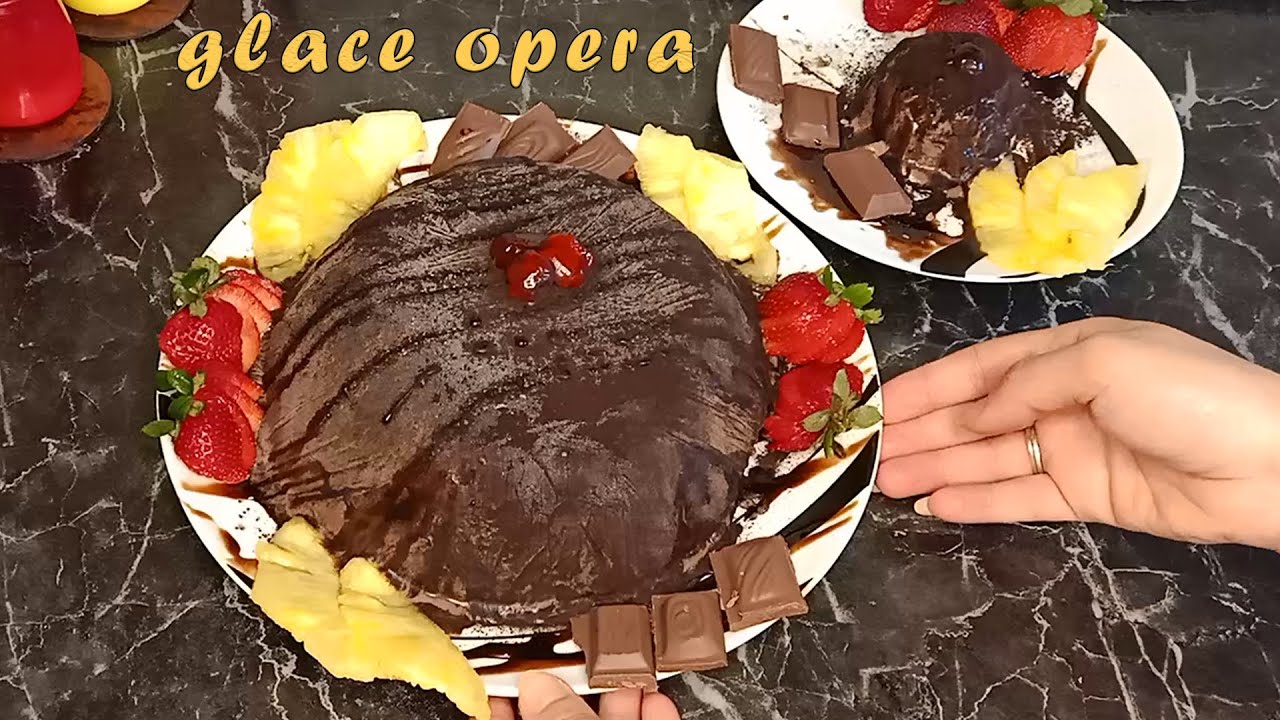 ايس كريم  (كلاص) بحجم عائلي و مذاق رائع 😋🍨 glace opera