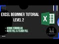 Microsoft excel beginner tutorial  level 2