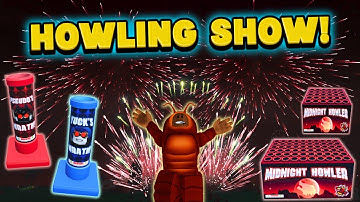 Howling Firework Show In Roblox! (Fireworks Playground)