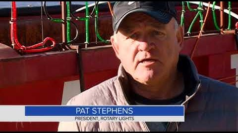 Rotary Lights accepting donations of old, broken Christmas lights