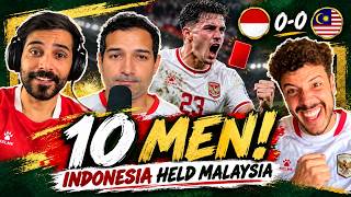 Indonesia Went Down to 10 Men — And STILL Held Malaysia! | FIFA ASEAN Cup Reaction Guide