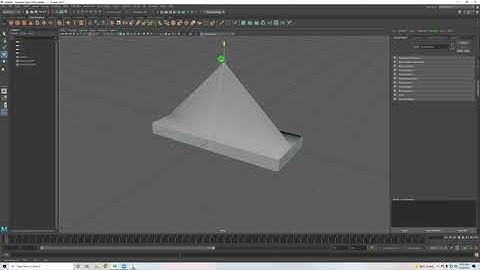 Introduction to the basic Maya polygon interface
