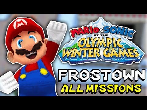 Mario & Sonic at the Olympic Winter Games [DS] - Frostown All Missions (Gold Stars)