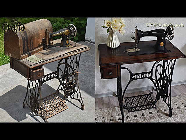 Antique Singer Sewing Machine Restoration For Decor You Antique Singer Sewing Machine, Restoring Antique Singer Sewing Machine Cabinet