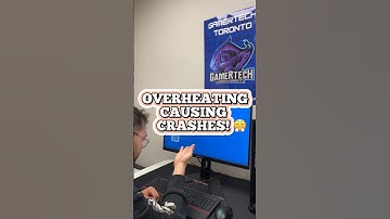Overheating causing CRASHES! 😤 #pcrepair #techvideo #gamingpc #pcgaming #gaming