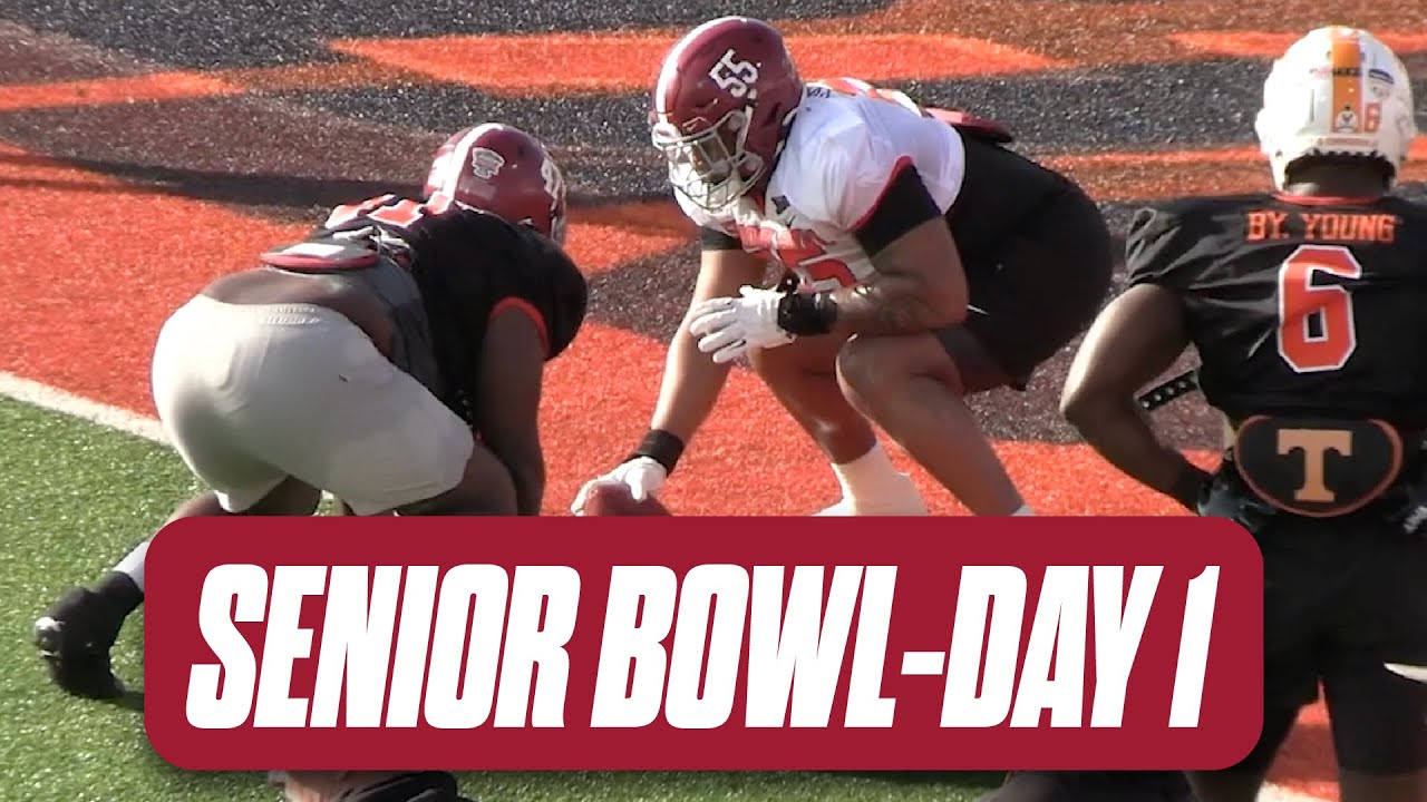 WATCH Alabama football players practice at the Reese’s Senior Bowl | # ...