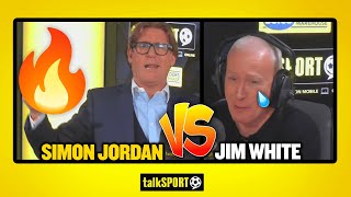 SIMON JORDAN VS JIM WHITE! Simon Jordan and Jim White get into a fiery debate about agents fees 🔥