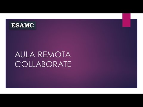 TUTORIAL AULA REMOTA - BLACKBOARD ESAMC UBERLÂNDIA