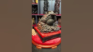 Cóc thiềm thừ chiêu hút tài lộc #tuonggonguyenhong #phongthuy #tuonggoquy #tượng_phong_thủy