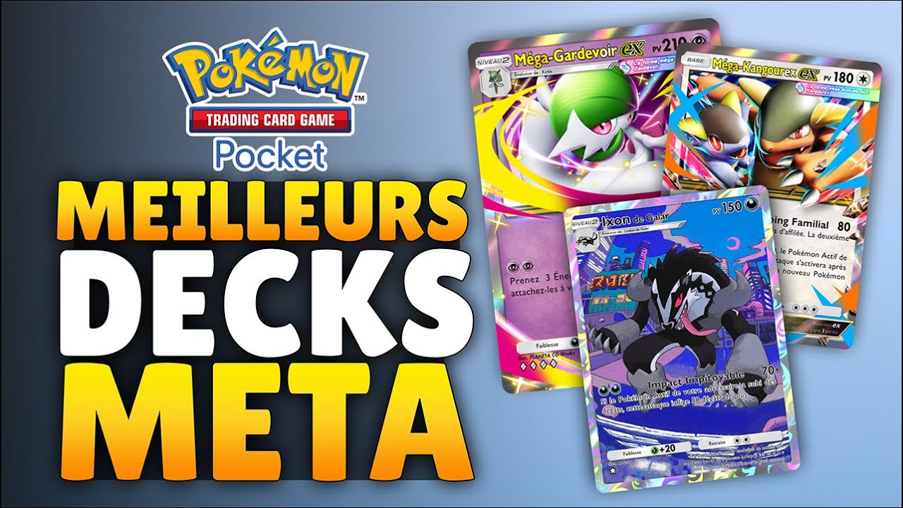 VOICI les NOUVEAUX MEILLEURS DECKS META sur POKEMON TCG POCKET ! - YouTube