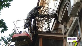 Очередной обвал в центре Одессы(, 2016-06-30T12:15:26.000Z)