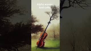 Meditation for one minute. Cello and alpha binaural beats