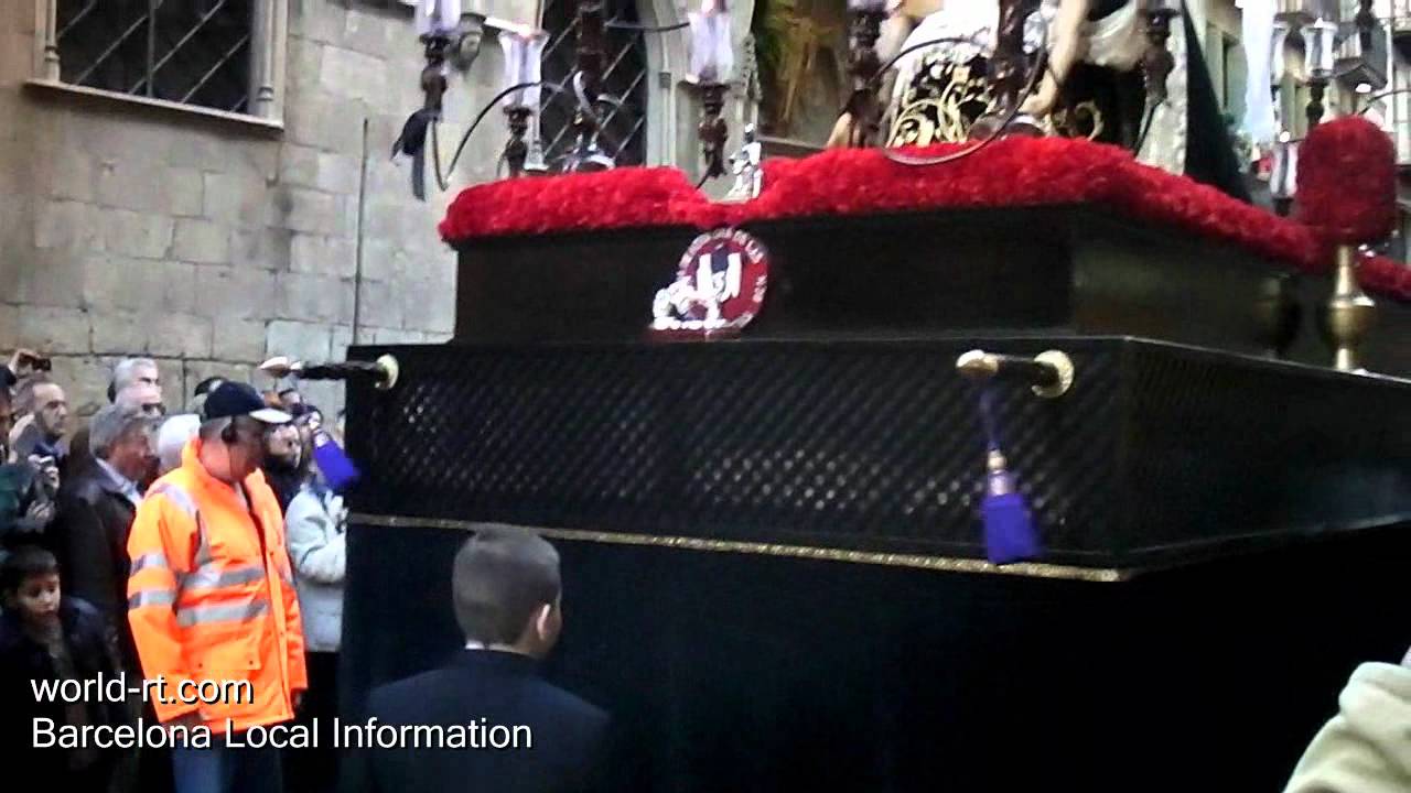 Good Friday in Barcelona, second procession YouTube