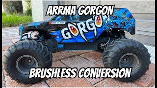 Arrma Gorgon Brushless Conversion and New Body Option