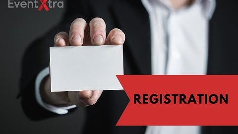 Setting Up for Registration | EventX