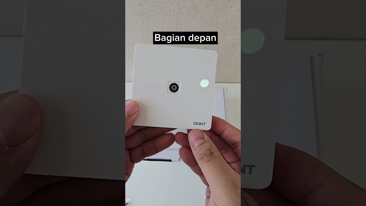 Chint Switch Saklar TV 1 Gang End Socket White (NEW2-M20100) 