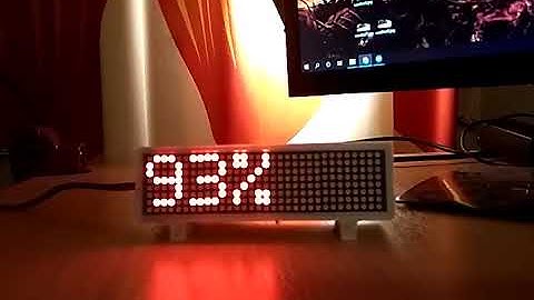 ESP8266 Weather display